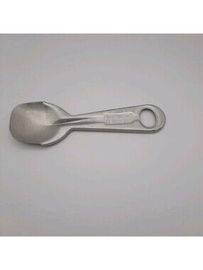 Vintage Aluminum Short'ning & Ice Cream Spoon 8"